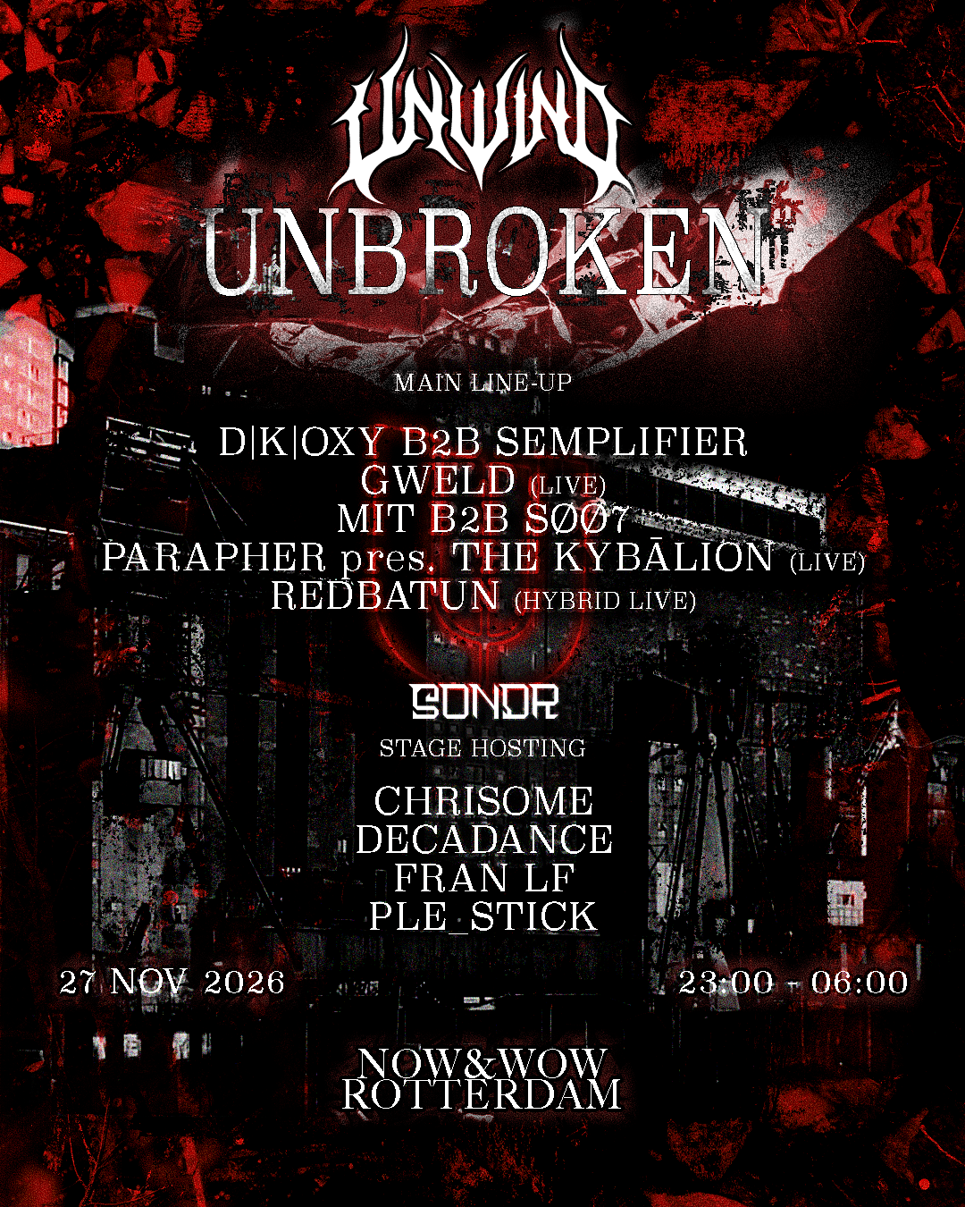 Unwind: UNBROKEN at Now & Wow, Rotterdam